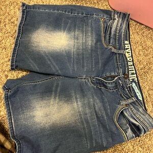 Hydraulic Blue Jean Shorts for Women